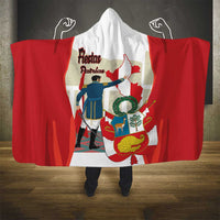 Peru Independence Day Hooded Blanket Jose de San Martin Fiestas Patrias