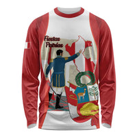 Peru Independence Day Long Sleeve Shirt Jose de San Martin Fiestas Patrias