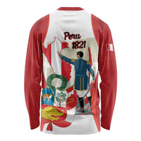 Peru Independence Day Long Sleeve Shirt Jose de San Martin Fiestas Patrias