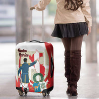 Peru Independence Day Luggage Cover Jose de San Martin Fiestas Patrias