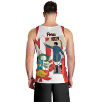 Peru Independence Day Men Tank Top Jose de San Martin Fiestas Patrias