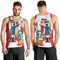 Peru Independence Day Men Tank Top Jose de San Martin Fiestas Patrias