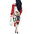 Peru Independence Day Off The Shoulder Long Sleeve Dress Jose de San Martin Fiestas Patrias