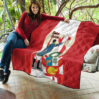 Peru Independence Day Quilt Jose de San Martin Fiestas Patrias