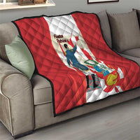 Peru Independence Day Quilt Jose de San Martin Fiestas Patrias
