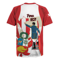 Peru Independence Day Rugby Jersey Jose de San Martin Fiestas Patrias