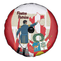 Peru Independence Day Spare Tire Cover Jose de San Martin Fiestas Patrias