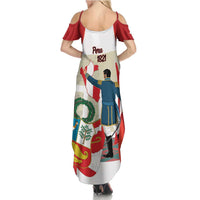 Peru Independence Day Summer Maxi Dress Jose de San Martin Fiestas Patrias