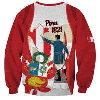 Peru Independence Day Sweatshirt Jose de San Martin Fiestas Patrias