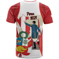 Peru Independence Day T Shirt Jose de San Martin Fiestas Patrias