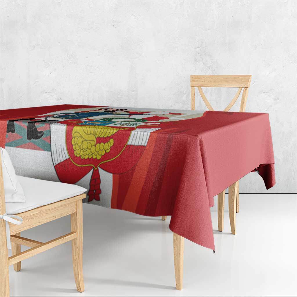 Peru Independence Day Tablecloth Jose de San Martin Fiestas Patrias