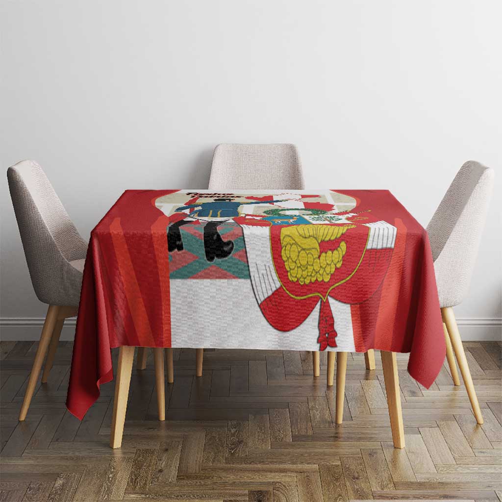 Peru Independence Day Tablecloth Jose de San Martin Fiestas Patrias