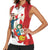 Peru Independence Day Women Sleeveless Polo Shirt Jose de San Martin Fiestas Patrias