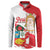Fiestas Patrias de Peru Button Sweatshirt Coat Of Arms With Cute Alpaca Face