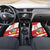 Fiestas Patrias de Peru Car Mats Coat Of Arms With Cute Alpaca Face