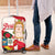 Fiestas Patrias de Peru Luggage Cover Coat Of Arms With Cute Alpaca Face