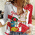 Fiestas Patrias de Peru Women Casual Shirt Coat Of Arms With Cute Alpaca Face