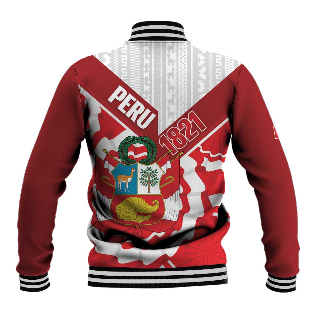Peru 1821 Proud Baseball Jacket National Day Peruvian Pattern