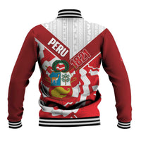Peru 1821 Proud Baseball Jacket National Day Peruvian Pattern