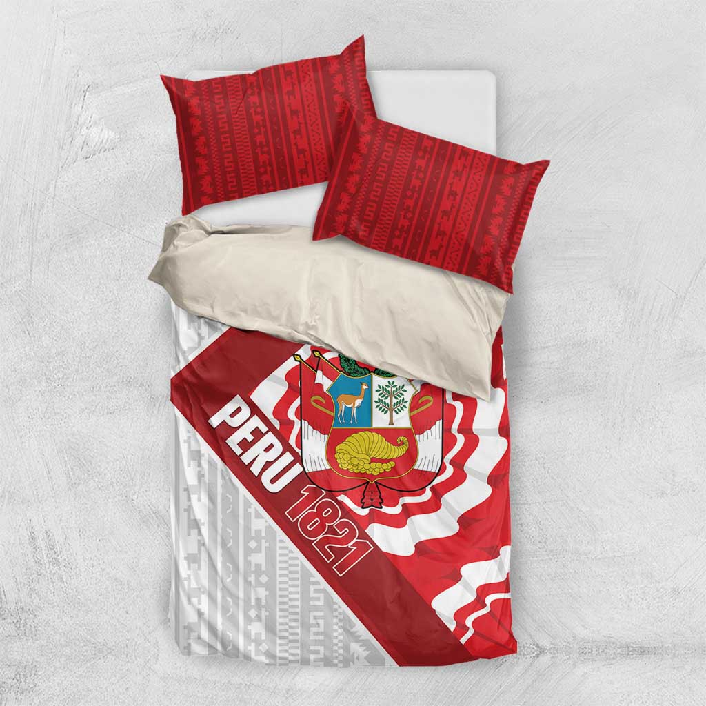 Peru 1821 Proud Bedding Set National Day Peruvian Pattern
