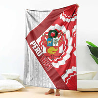 Peru 1821 Proud Blanket National Day Peruvian Pattern