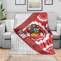 Peru 1821 Proud Blanket National Day Peruvian Pattern
