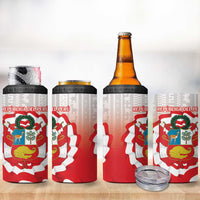 Peru 1821 Proud 4 in 1 Can Cooler Tumbler National Day Peruvian Pattern