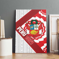 Peru 1821 Proud Canvas Wall Art National Day Peruvian Pattern