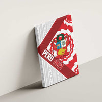 Peru 1821 Proud Canvas Wall Art National Day Peruvian Pattern