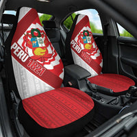 Peru 1821 Proud Car Seat Cover National Day Peruvian Pattern