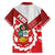 Peru 1821 Proud Family Matching Off The Shoulder Long Sleeve Dress and Hawaiian Shirt National Day Peruvian Pattern
