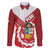 Peru 1821 Proud Family Matching Off The Shoulder Long Sleeve Dress and Hawaiian Shirt National Day Peruvian Pattern