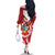 Peru 1821 Proud Family Matching Off The Shoulder Long Sleeve Dress and Hawaiian Shirt National Day Peruvian Pattern