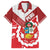 Peru 1821 Proud Family Matching Off Shoulder Short Dress and Hawaiian Shirt National Day Peruvian Pattern