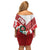 Peru 1821 Proud Family Matching Off Shoulder Short Dress and Hawaiian Shirt National Day Peruvian Pattern