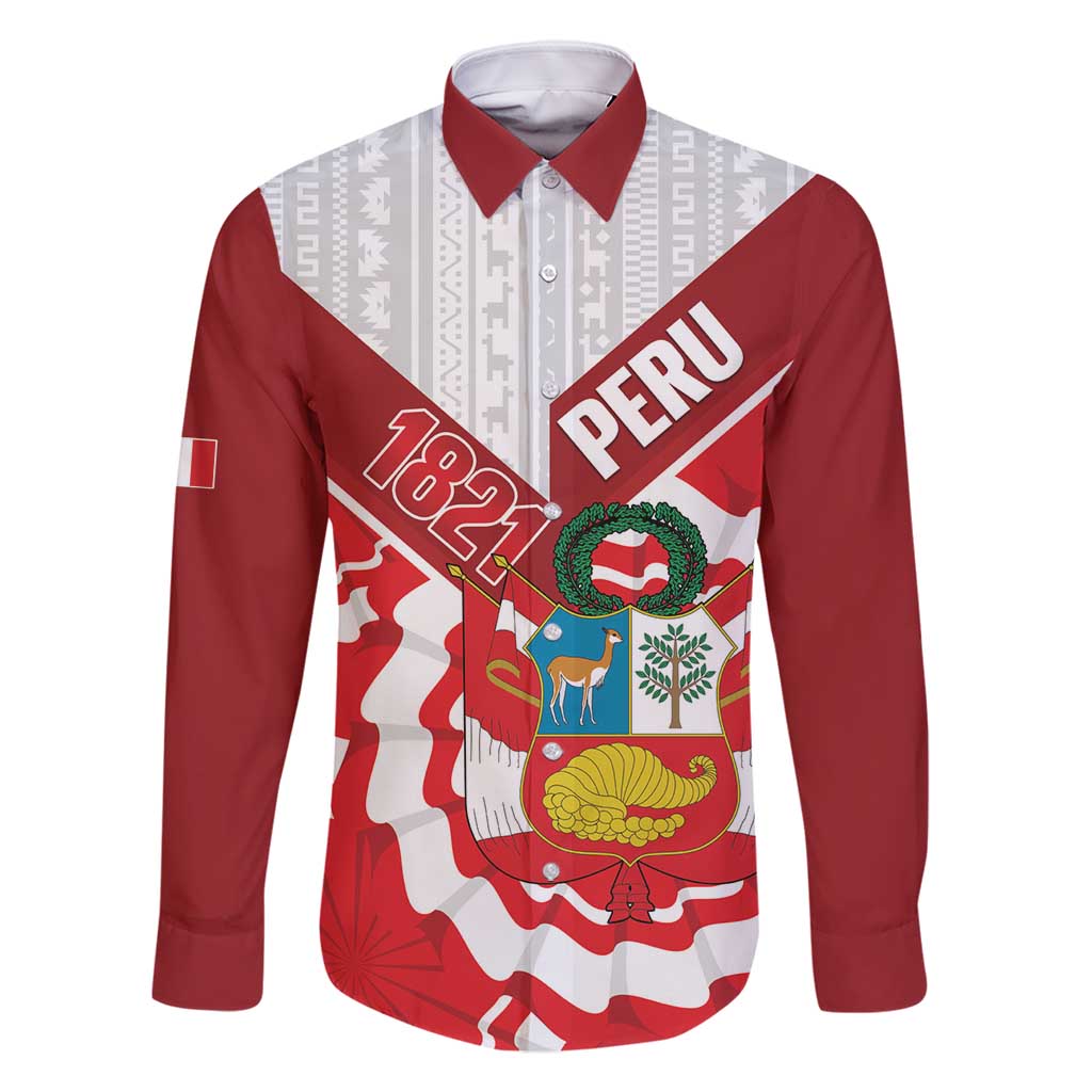 Peru 1821 Proud Family Matching Tank Maxi Dress and Hawaiian Shirt National Day Peruvian Pattern