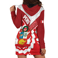 Peru 1821 Proud Hoodie Dress National Day Peruvian Pattern