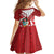 Peru 1821 Proud Kid Short Sleeve Dress National Day Peruvian Pattern