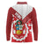 Peru 1821 Proud Long Sleeve Polo Shirt National Day Peruvian Pattern