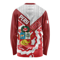 Peru 1821 Proud Long Sleeve Shirt National Day Peruvian Pattern