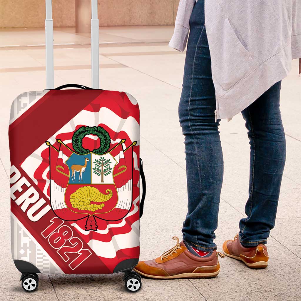 Peru 1821 Proud Luggage Cover National Day Peruvian Pattern