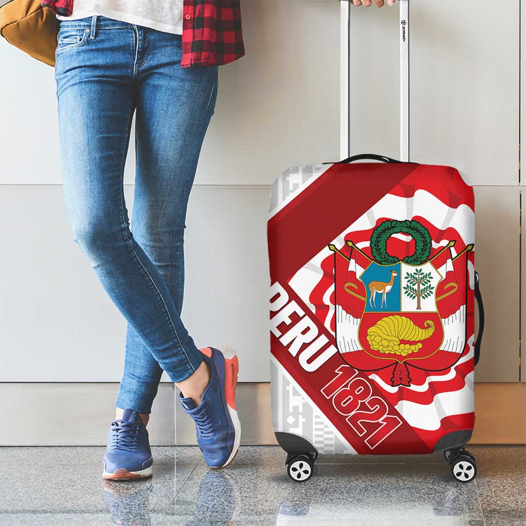 Peru 1821 Proud Luggage Cover National Day Peruvian Pattern