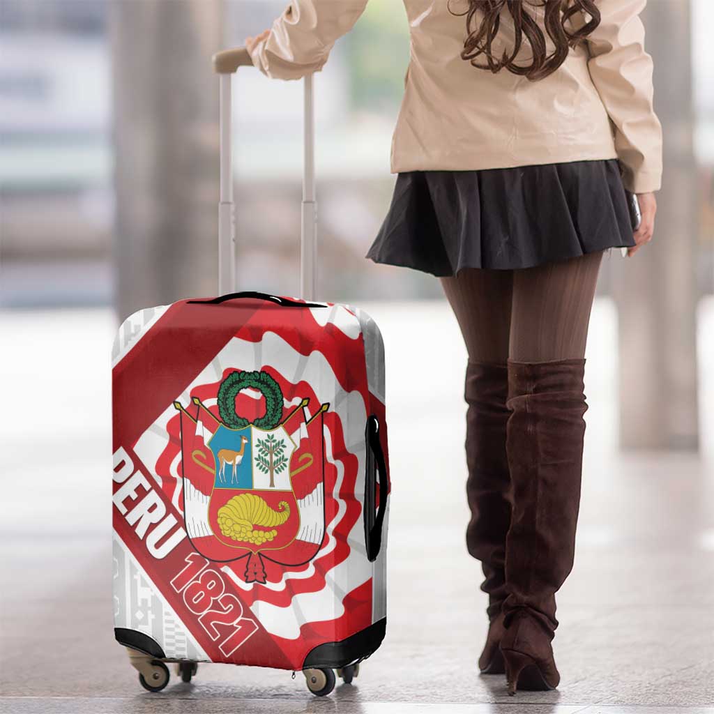 Peru 1821 Proud Luggage Cover National Day Peruvian Pattern