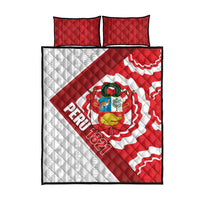 Peru 1821 Proud Quilt Bed Set National Day Peruvian Pattern
