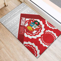 Peru 1821 Proud Rubber Doormat National Day Peruvian Pattern
