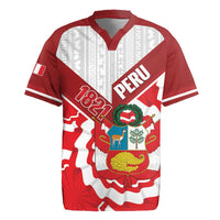 Peru 1821 Proud Rugby Jersey National Day Peruvian Pattern