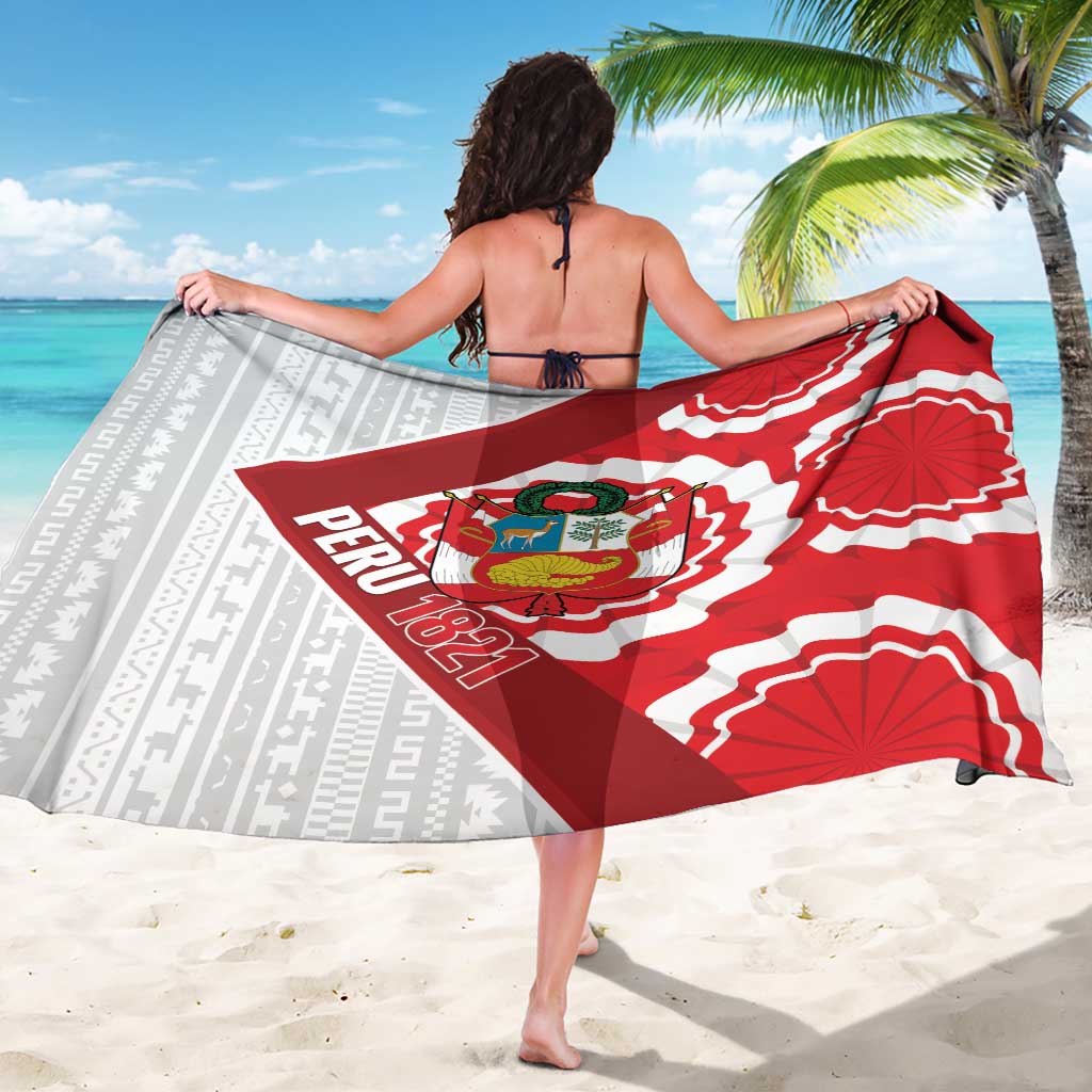 Peru 1821 Proud Sarong National Day Peruvian Pattern
