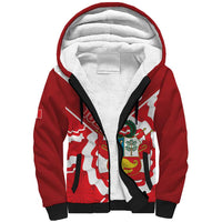 Peru 1821 Proud Sherpa Hoodie National Day Peruvian Pattern
