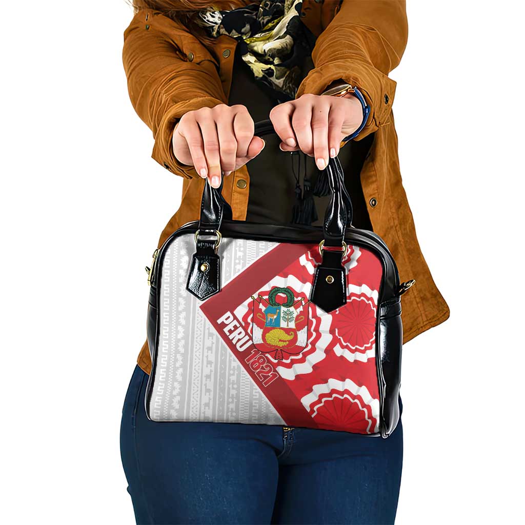 Peru 1821 Proud Shoulder Handbag National Day Peruvian Pattern