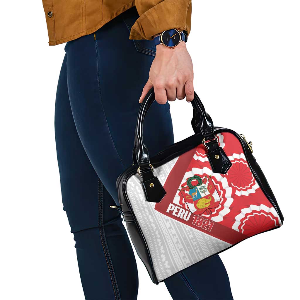 Peru 1821 Proud Shoulder Handbag National Day Peruvian Pattern